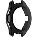 Miniatyrbillede 5 af 5: Til Galaxy Watch4 Classic 46MM - Beskyttelsesetui + Bezel Ring Urskivedæksel (Sort) Sort 46MM
