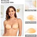 Miniatyrbild 3 av 5: Självhäftande BH Invisible Sticky Strapless Push Up Backless