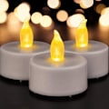 Miniatyrbilde 1 av 5: 24-pakning LED-lys Oparfymerte lys varmeljus Flameless Clear