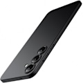 Miniatyrbilde 1 av 6: Ultra Slim Deksel for Galaxy S25 5G, Full Kamerabeskyttelse, Lett Matt Finish PP Hard Minimalistisk Cover (Svart) Svart