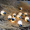 Miniatyrbild 4 av 9: Söta målade får nattljus LED får prydnader ljusslinga svarta får fe ljus batteridriven inomhus utomhus festdekor nattljus