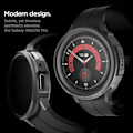 Miniatyrbillede 4 af 5: Liquid Air designet til Galaxy Watch 5 Pro Case 45mm (2022) - Mat Sort Mat Sort