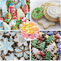 Miniatyrbild 4 av 5: Jul Cookie Cutters (Set om 8, Jul Rosa-A)