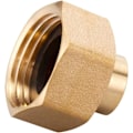 Miniatyrbillede 3 af 5: 2 stk. messing sekskant drejelig 1/4\" NPT til 3/4 tommer hun GHT haveslange