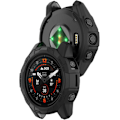 Miniatyrbillede 5 af 5: Etui Kompatibelt med Garmin Quatix 7 Pro, Blødt Anti Drop PC Udskiftning Beskyttelses Etuier Ur Tilbehør (Sort) Sort