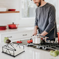 Miniatyrbilde 5 av 5: Metallserviettholder med dispenserarm: Bordarrangør