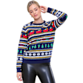 Miniatyrbilde 3 av 5: Festive julegensere for kvinner UK langærmet alvesweatshirt