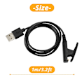 Miniatyrbilde 2 av 5: Lader kompatibel med Garmin Vivomove Hr Approach S20