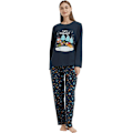 Miniatyrbild 4 av 5: Julfamilj matchande pyjamas röda semester pjs set bomull nattkläder