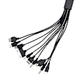 Miniatyrbillede 1 af 5: 10 i 1 Universal USB-kabel, Multi-opladningskabel Kompatibel