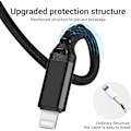 Miniatyrbillede 4 af 5: USB C til Lightning-kabel. [Mfi-certificeret] 10Ft Iphone