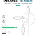 Miniatyrbilde 5 av 5: USB C til kabel 3-pakning 3Ft [Mfi-sertifisert] iPhone hurtig