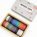 Miniatyrbild 2 av 5: Färgglad rutnät Washi Tape Set - 18 rullar för DIY-dekor