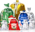 Julklappspåsar - 41 st blandade storlekar för julklappar (Stor Medium Liten)