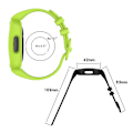 Miniatyrbillede 5 af 5: For Fitbit Inspire 2 silikone urrem DZU White