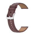 Miniatyrbild 1 av 5: Präglad äkta läderklockarmband för Garmin Venu 2 Plus YVP Dark Brown