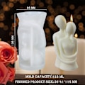 Miniatyrbillede 2 af 5: Silikoneform 3D Roseform