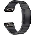 Miniatyrbild 1 av 6: Fenix 8/7X/6X/5X Plus Band, 26mm Titan Metall Snabbspänne Lättmonterat Klockarmband med Dubbel Knapplås Kompatibel med Garmin Fenix 7X Pro/6X