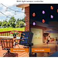 Miniatyrbillede 3 af 7: Globe Solar String Lights 50 LED 23 Ft Vandtæt Udendørs Indendørs Krystalkugler Fe Lys med 8 Tilstande til Hjem Have Terrasse Gård Bryllup