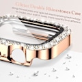 Miniatyrbilde 3 av 5: 4-pakning for Apple Watch skjermbeskytter 44 mm serie 6/5/4/Se Bling