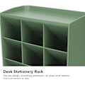Miniatyrbilde 6 av 9: n ncil Orgnizer for Desk, n Holder Mkeup Mrker Orgnizer wi Drwer Plstic Big Cpcity ncil Orgnizer for Office hool Home Transparent Green