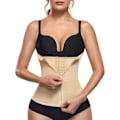 Miniatyrbillede 1 af 5: Talje Cincher til kvinder Lynlås Taljetræner Shapewear Mesh Body Shaper Korset