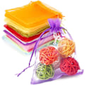 Miniatyrbilde 1 av 5: 100 stk. Organza gaveposer, 4x4,72
