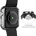 Miniatyrbillede 5 af 5: 40 mm Bling-etui kompatibelt med Apple Watch-rem med indbygget hærdet glas
