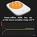 Miniatyrbild 2 av 5: Kaffe Mugg Värmare för Skrivbord Automatisk Avstängning Kopp Värmare för Kontor Hem