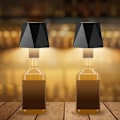 Miniatyrbillede 4 af 5: LED Vinflaske Lampe 2000ma USB Genopladelig 3 Farver Dæmpbar Vinflaske Lys Berøring Kontrol Trådløs Bordlampe Natlampe Sengeborde Lamper Bar