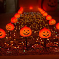 Miniatyrbilde 5 av 7: 4 Pakke Halloween Gresskar Sti Lys - 7Ft Utendørs Dekorative Streng Lys med 4 Jack-O-Lantern Stake Lys for Halloween Hage, Hage,