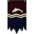 Miniatyrbilde 3 av 7: Game GoT Thrones bursdagspynt - Game GoT Thrones Tully husbanner 100X65CM Tully Tully