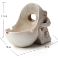 Miniatyrbillede 5 af 5: Halloween Poker Rød Rose Ild Kranie Glas Askebæger Rund Hjem Askebægre Klar Askebakker Askebæger Holder til Desktop Bordplade Dekoration style One Size