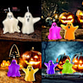 Miniatyrbillede 2 af 5: Forme, 2 stk 3D Stor Halloween Spøgelsesform