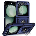 Miniatyrbilde 2 av 2: Etui for SAM Z Flip 6 Sergeant opp og ned folding mobiltelefon deksel Samsung magnetisk brakett anti-fall deksel blue