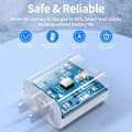 Miniatyrbilde 4 av 5: 3-pakning Iphone 14 13 12 11 hurtiglader,【Apple Mfi