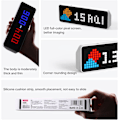Miniatyrbillede 4 af 9: TC001 Smart Pixel-ur - Tæller til sociale medier - Digitalt vækkeur med vejr - Awtrix-simulator - Retro Pixel Art-resultattavle Pomodoro-ur