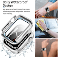 Miniatyrbillede 3 af 6: 2 i 1 Vandtæt Etui til Apple Watch Skærm