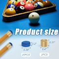 Miniatyrbilde 3 av 5: Cue Tips Set - Biljard og Snooker Cue Reservetips