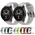 Miniatyrbillede 3 af 4: Til Garmin Fenix 6 Sapphire Gps 22mm Solid Color Silikonurrem QOO Red