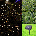 Miniatyrbild 4 av 7: Solcellslampor för utomhusbruk, vattentäta, 2-pack 33ft 100LED solcellslampor för jul, uteplats, hem, bröllop, fest (100LED