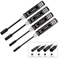 Miniatyrbild 1 av 5: 4PCS Hex Nut Drivers Skruvmejsel Verktyg Kit Set för RC Helikopter RC