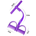 Miniatyrbild 3 av 6: Fitness Sit-up Eercise Equipment Pedal  Elastic Pull Rpe fr Hme  Yga Wrkut Multifunctin Pedal Arm Leg Trainer Sing Bdybuilding Random
