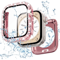 Miniatyrbilde 1 av 2: 2 i 1 Bling Vanntett Etui for iWatch Series 6