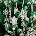 Miniatyrbillede 5 af 5: 18 stk. juletræspynt krystalornamenter - hængende akryl julepynt