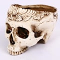 Miniatyrbillede 7 af 7: Rock and Roll Punk Style Skull Askebæger Resin Håndværk Hjemmeindretning Halloween Dekoration Husholdningsartikler  One Size  One Size