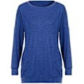 Miniatyrbild 3 av 4: Dam tröjor höst pullover tröjor casual lös passform tunika topp bekväm söt sweatshirts långärmad crewneck t-shirts m5 blue Medium