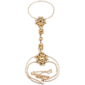 Miniatyrbilde 1 av 5: Boho Rhinestone Statement Halskjede Krystall Halskjede Kropp