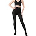 Miniatyrbild 1 av 5: Fleecefodrade tights - Mjuka tjocka vintertights med fot