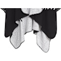 Miniatyrbilde 4 av 5: Fargeblokk Dame Sjal Wrap Stilig Åpen Front Poncho Cape
